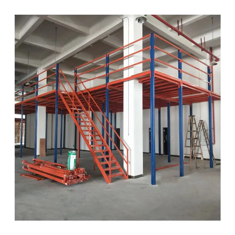 Стальная металлическая платформа высокой емкости, стеллаж для поддонов с мезонином, стальная конструкция для хранения