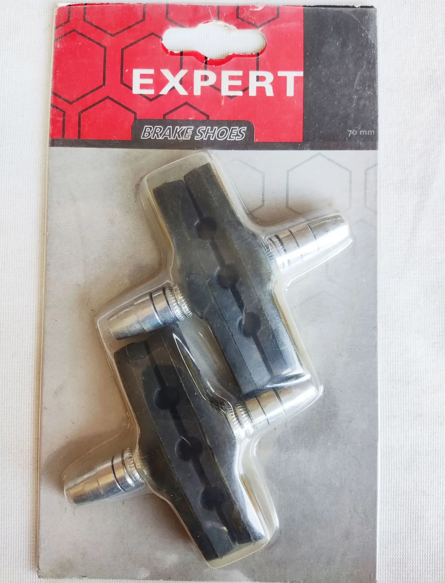 Good quality bike V-brake parts steel and rubber bicycle brake pads components 70mm bicycle brake shoesPopular