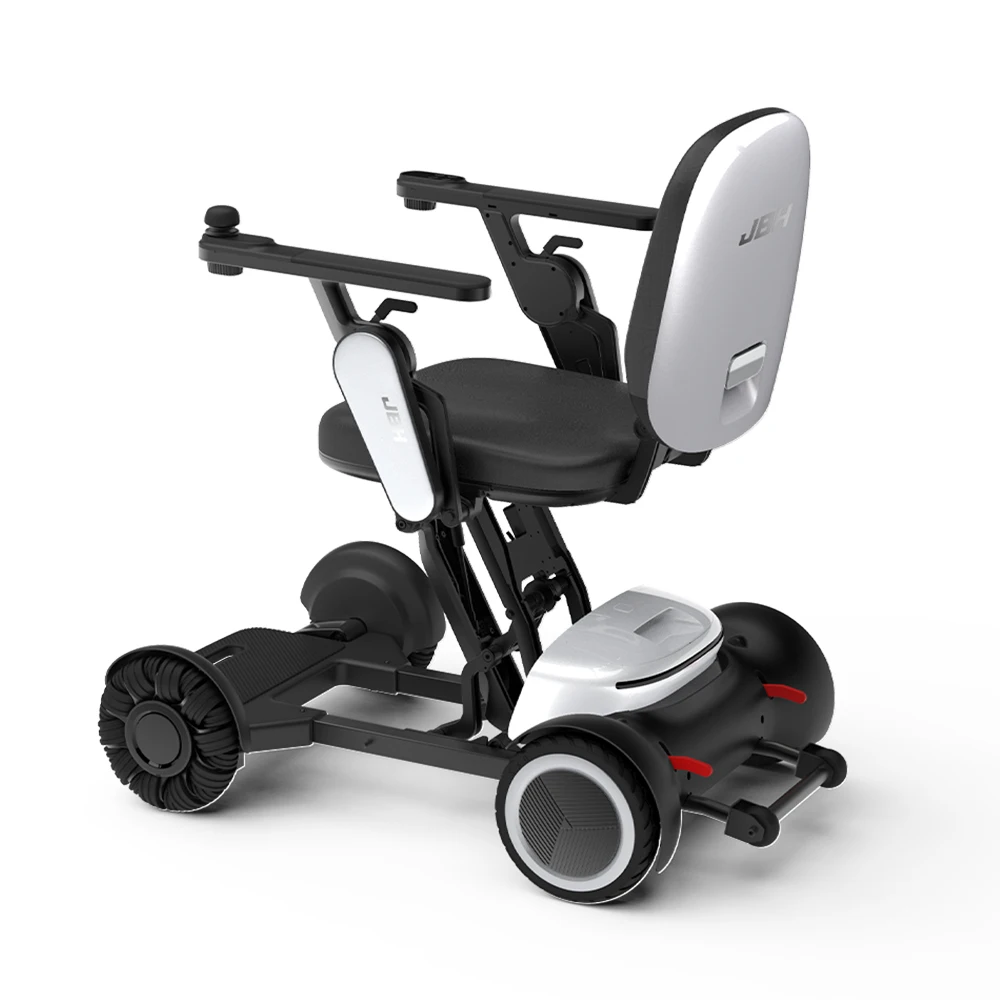 Portable popular 4 Wheel Foldable Electric wheelchair Scooters for travel