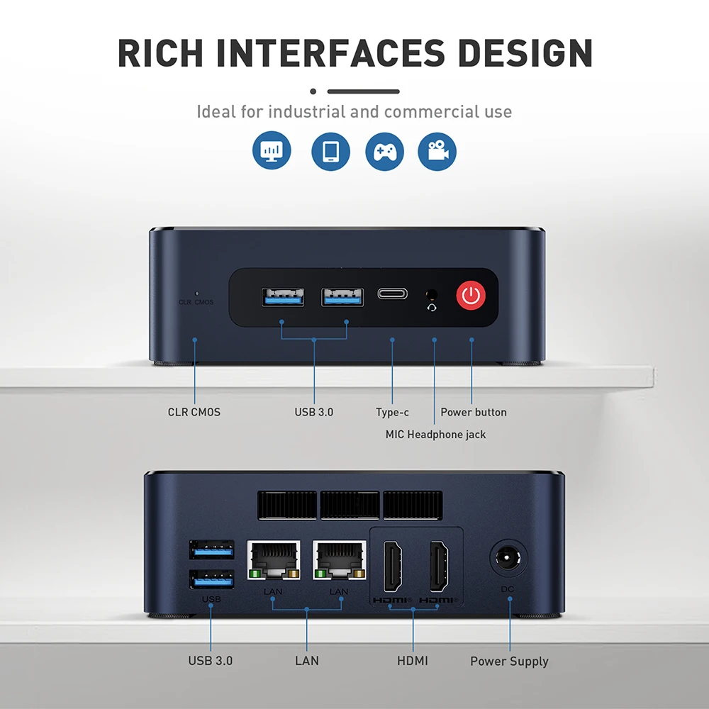 intel mini pc U59 PRO N5105 Gaming Computer Mini Desktop PC  Windows11 Micro PC