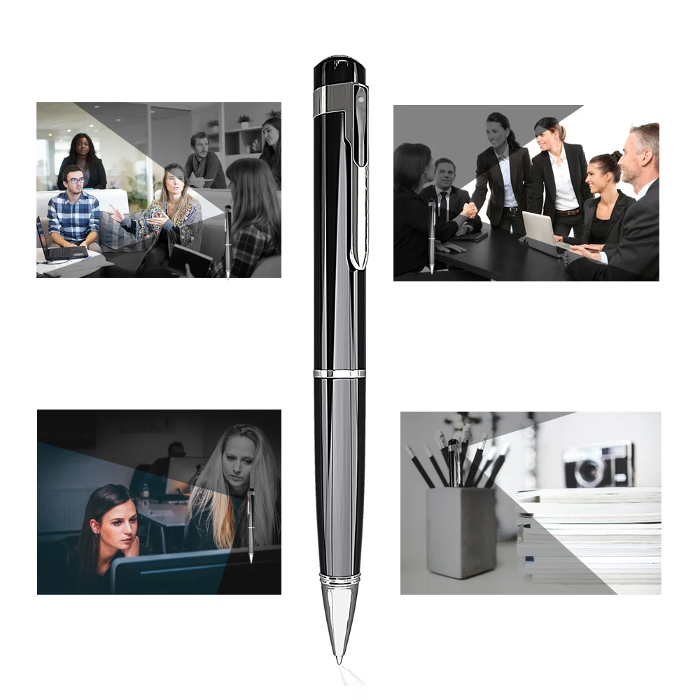 Wholesale China Factory Hd 1080P Black Mini Video Recording Camera Pen Spy