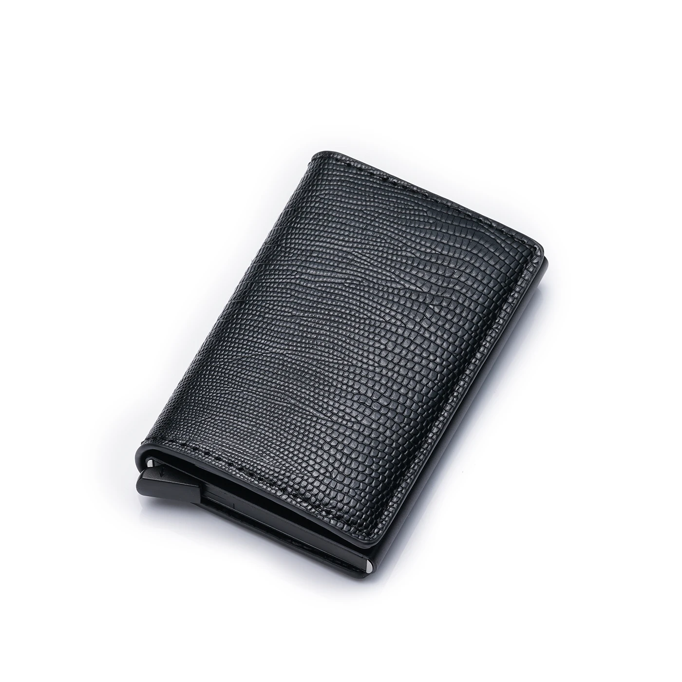 
Drop Shipping Card Wallet Money Clip Aluminum ID Card Blocking Credit Card Pop up Holder for Men Father Husband Birthday Gift 