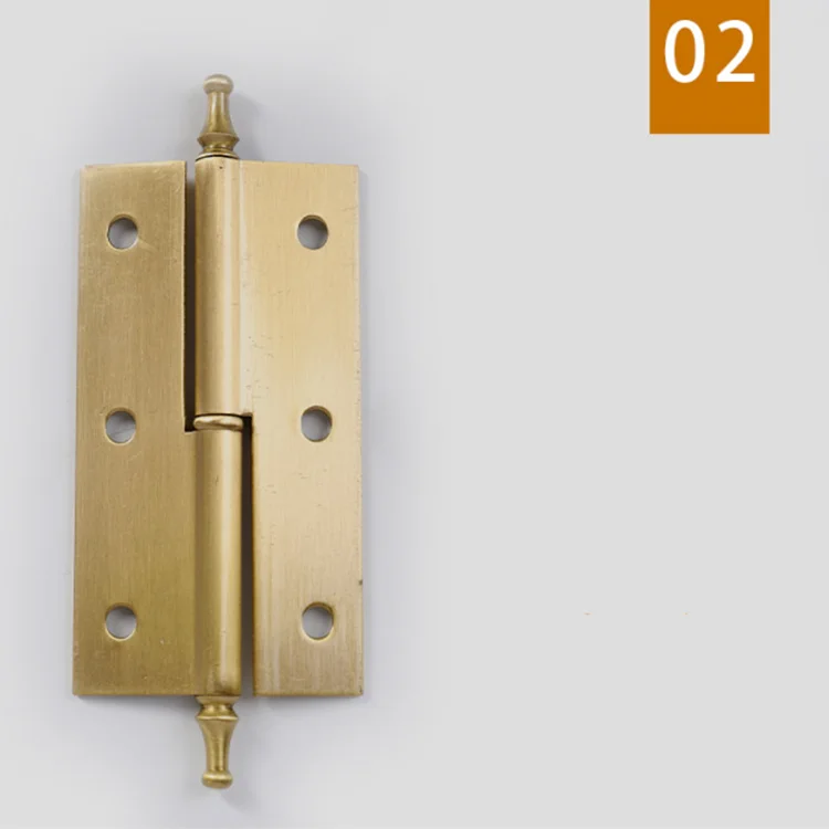 Hot sale Crown lift off Hinge Furniture Brass fixed pin Door Hinges