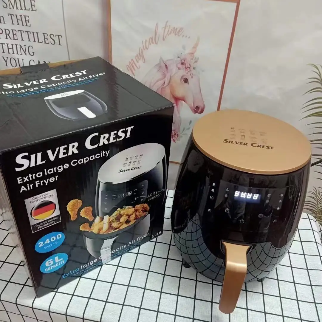  Аэрофритюрница SILVER CREST 6L большая емкость без масла умная электрическая духовка для silver