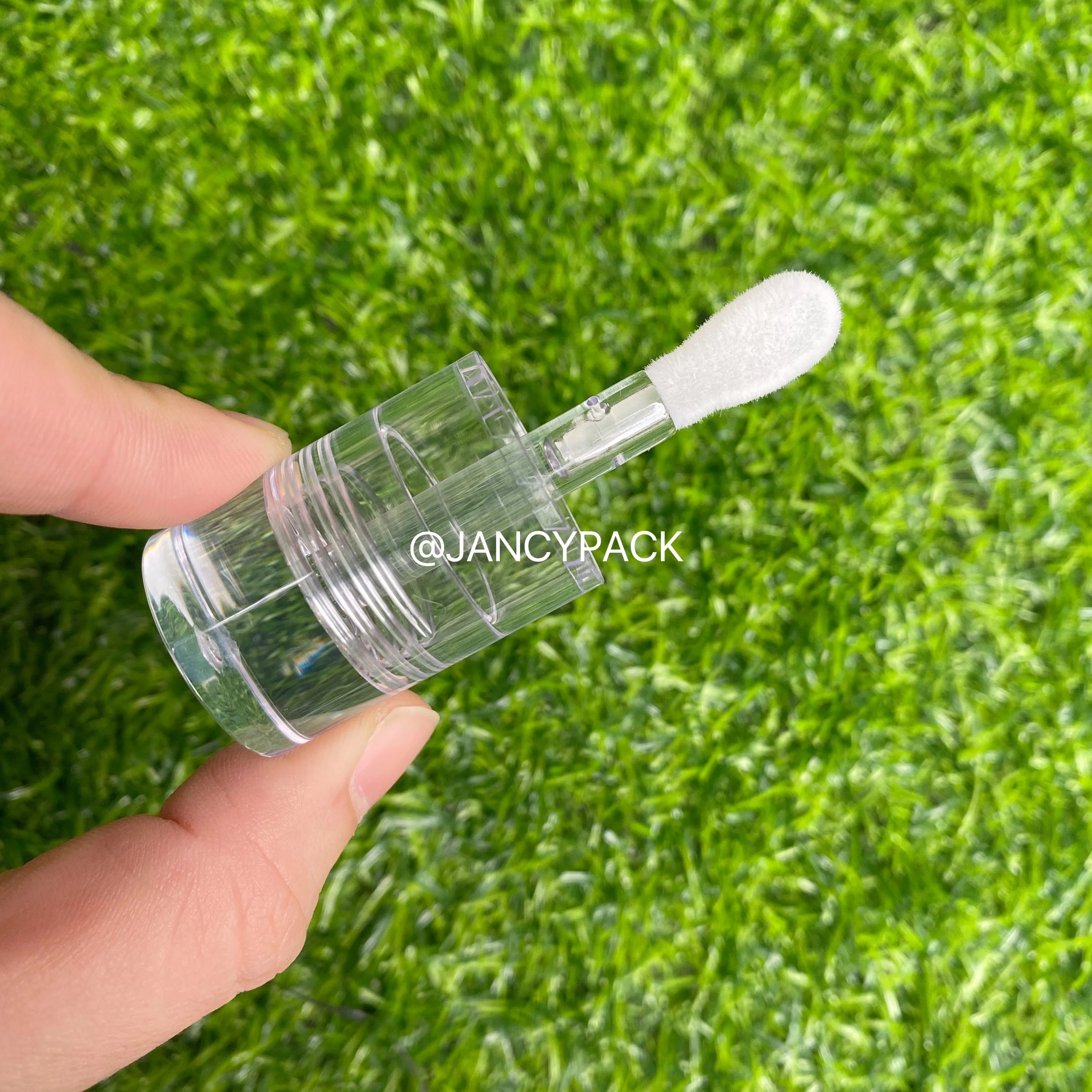 Plastic Lipgloss Container Transparent 5.5ml Liquid Lipstick Packaging For Cosmetic Full Clear Empty Custom Lip Gloss Tube