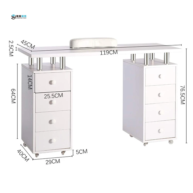 Ногтей салон Маникюрный Стол MT-207 простой портативный маникюр стол