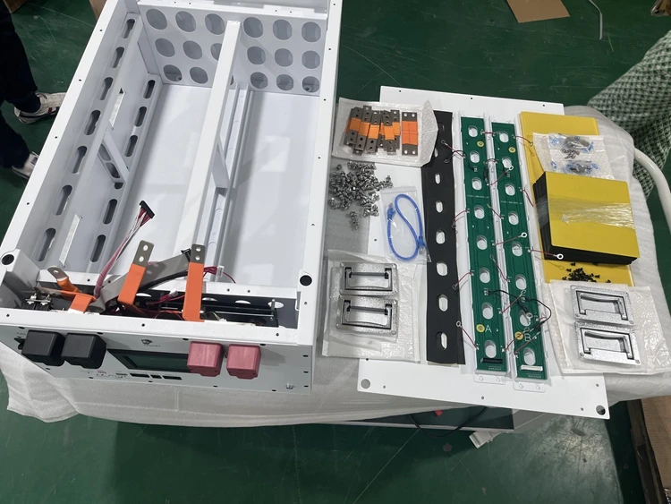 LiFePO4 DIY наборы 48 В 51 2 15Kwh пустой корпус батареи может добавить JK PB2A16S20P инвертор BMS 4 3 дюймов сенсорный ЖК-дисплей металлическая коробка