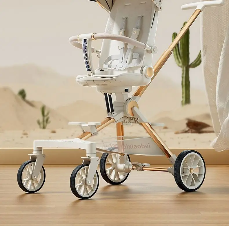Hot Selling Baby Stroller Portable Folding Toddler Baby Buggy 3 in 1 Stroller Adjustable Baby Strollers