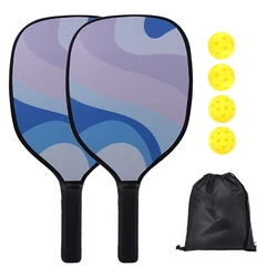 Wholesale professional lightweight fitness exercise honeycomb pickleball paddles set with 4 pickle balls