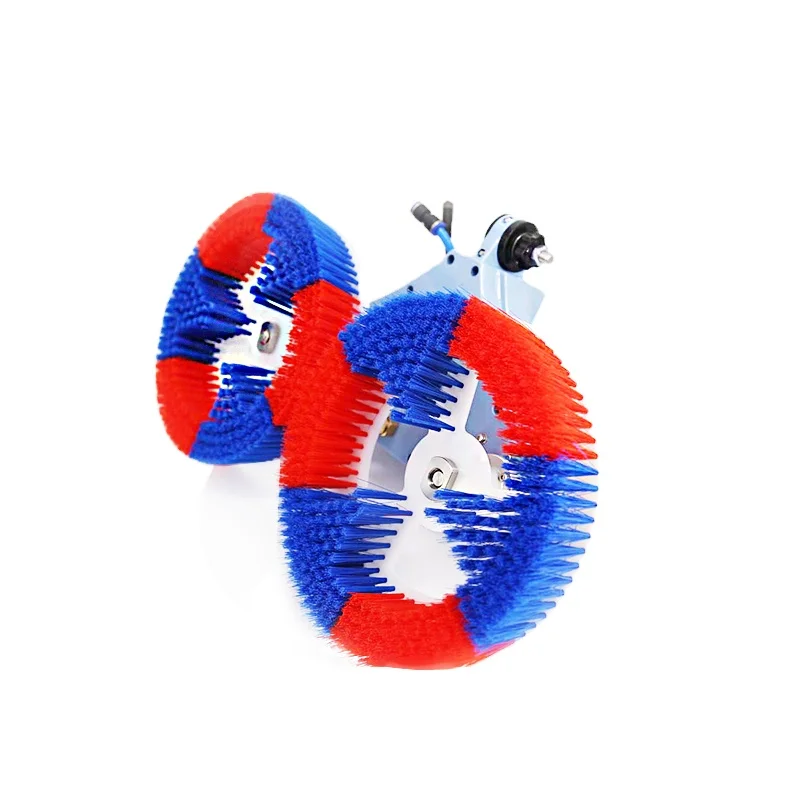 MULTIFIT MULR-C01 3.5m Telescopic Rod Glass Fiber and Durable Semi Automatic Round Solar Panel Cleaning Rotating Brush Machine