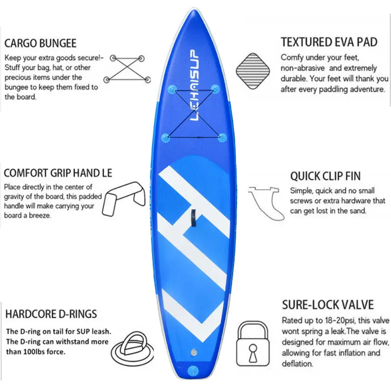2021 The new Stand Up Paddle Board Inflatable Longboard Surfboard SUP factory Outlet