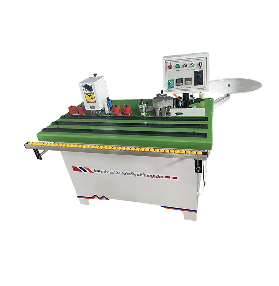 Portable Wood Plate Edge Banding Machine Wood PVC Flat Edge Banding Machine