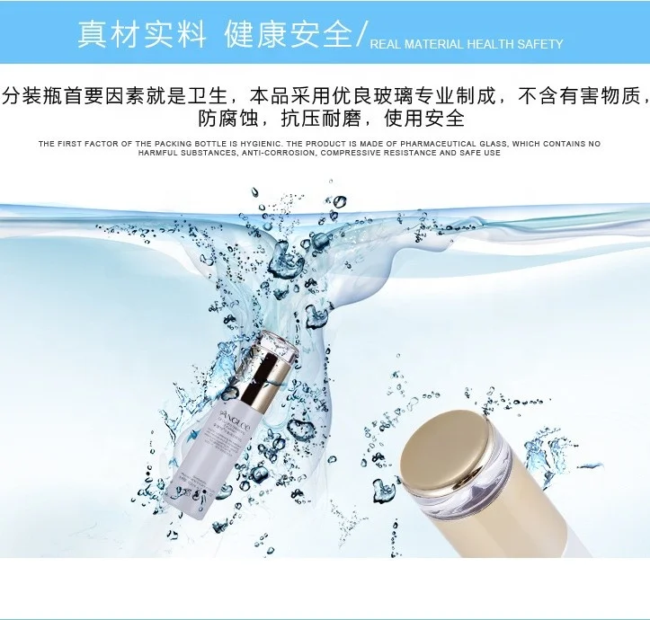 Wholesale Round Pear white eco friendly 20g 1oz 1.7oz 50ml 100ml 120ml glass luxury set cosmetic packaging