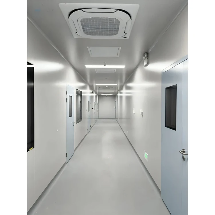 Customized Gmp Anti-Bacterial Clean Room Door System Interior Laboratory Purification Hospital Steel Medical Double Door