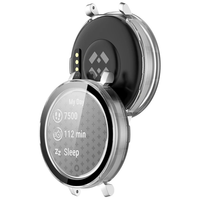 Жесткий ПК Закаленное стекло протектор экрана часы защитный чехол для Garmin Lily 2