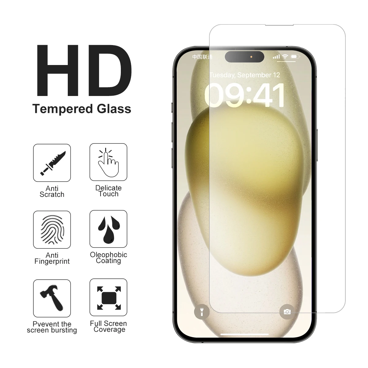 3 Pack Anti-Scratch Screen Protector Film For Iphone 12 13 14 15 Plus For Samsung S22 Ultra Tempered Glass Screen Protector
