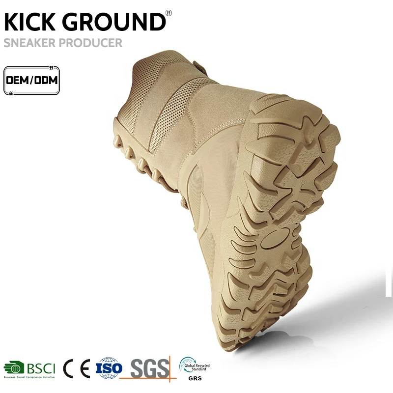 JH Outdoor Shoes Manufacturer Comfortable  Boots Wear-resisting Men Strong Combat Tooling Boots