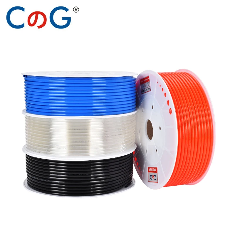 CG Spring Coil  Colorful Spiral Polyurethane Plastic PU Hose Pneumatic Tube