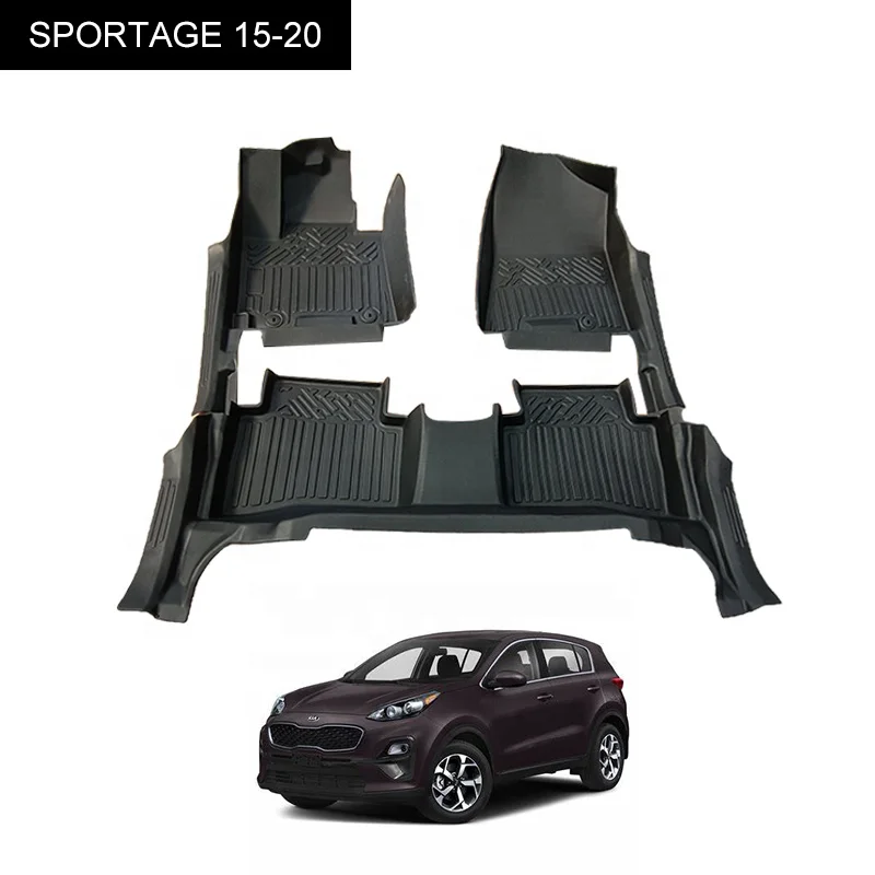 2024 Non Slip Protective Car Floor Mats 3D TPE car mat wholesale car floor mats use for SPORTAGE-15-20