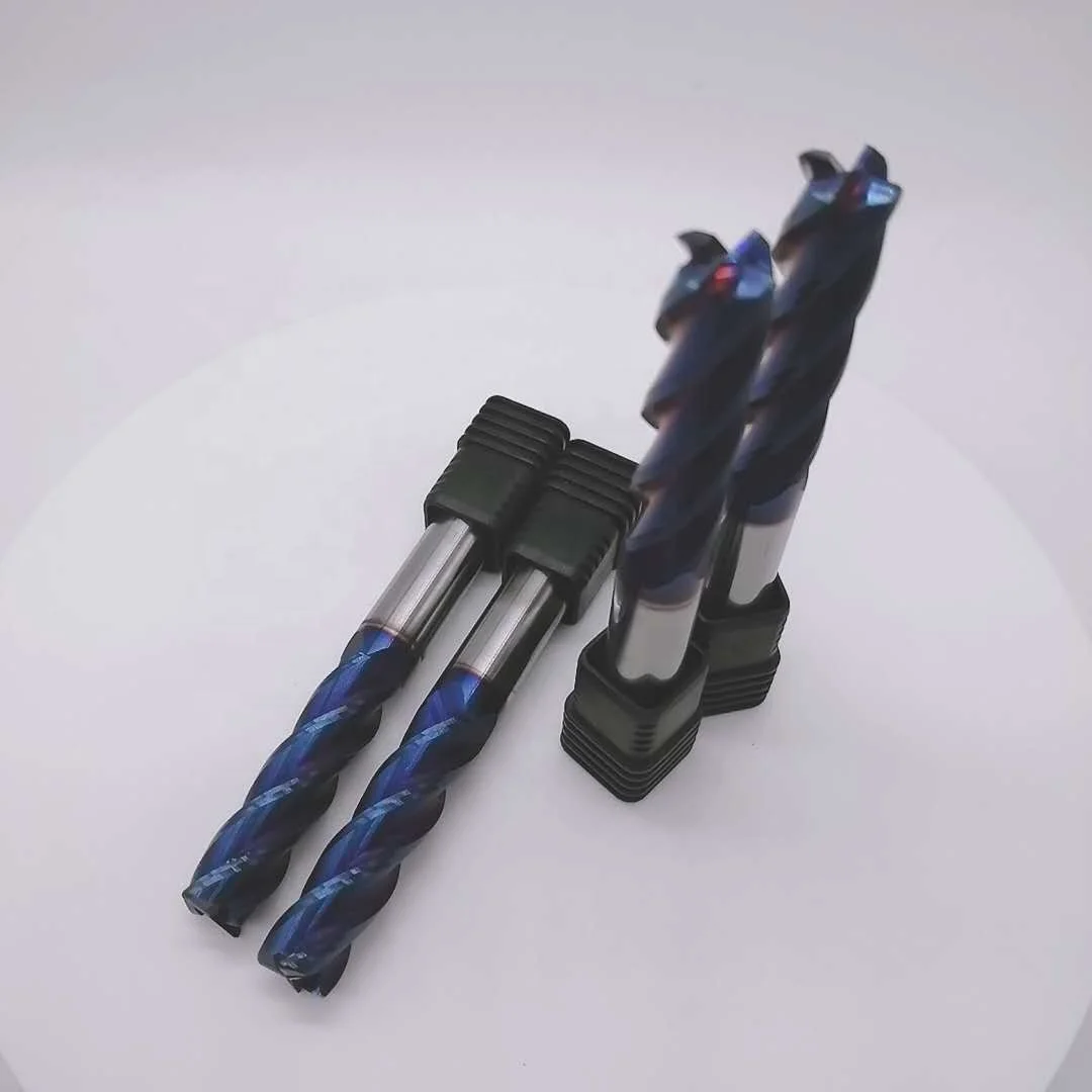 4F Solid Carbide Endmills HRC65 End Mills