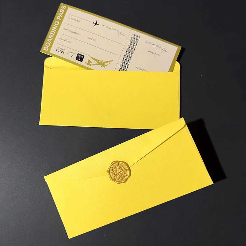 Custom Logo Printing premium card box black envelopes gift box for gift card packaging Box envelopes