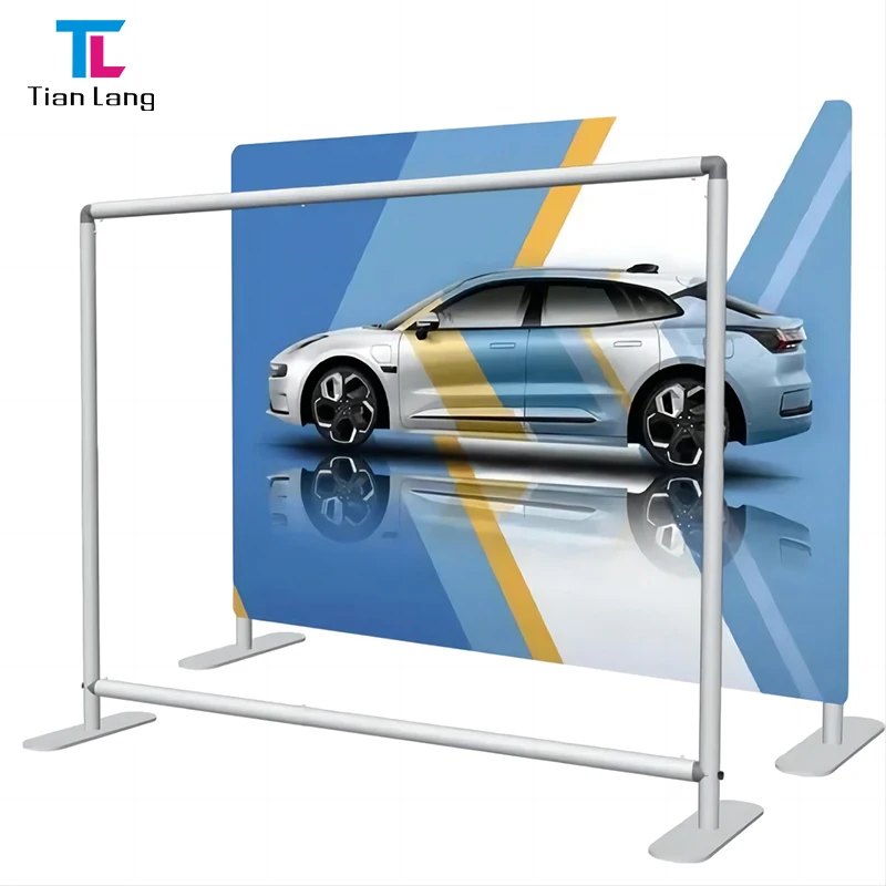 TianLang Hot Sale Gazebos Outdoor Professional Straight Shape Photo Backdrops Trade Show Exhibition Display Stand