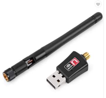 Customized 600Mbps USB 2.0 Dual Band 2.4Ghz/5Ghz Antenna Wireless Lan Network Card Wifi Adapter