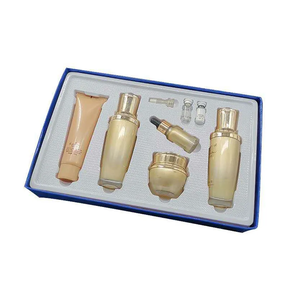 China Blister Pack Luxury 8-piece Cosmetics Bottles Set Plastic Blister Tray Packaging