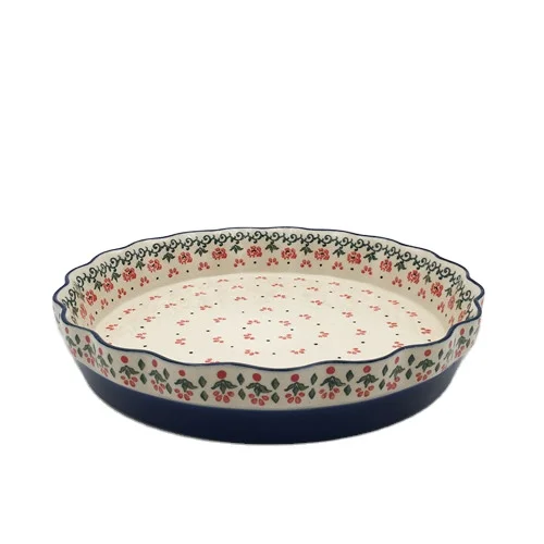 Europe style baking dish bake tray set ceramic pie pans baking pan