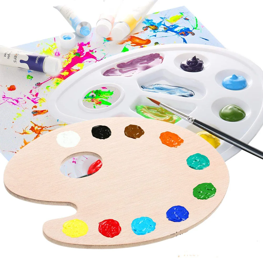 Bview Art Quick Delivery 12 Colors 12ml Acrylic Paint for Glass Stone Plastic Wall Canvas Painting