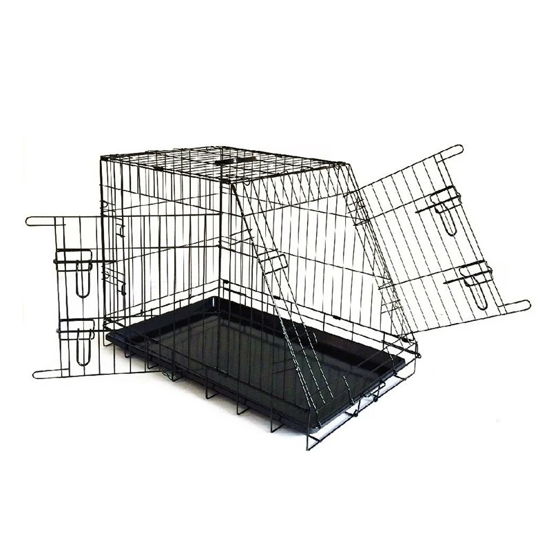 2 Doors Car Version Slanted Pet Dog Carrier Cages Puppy Cage Dog Crates