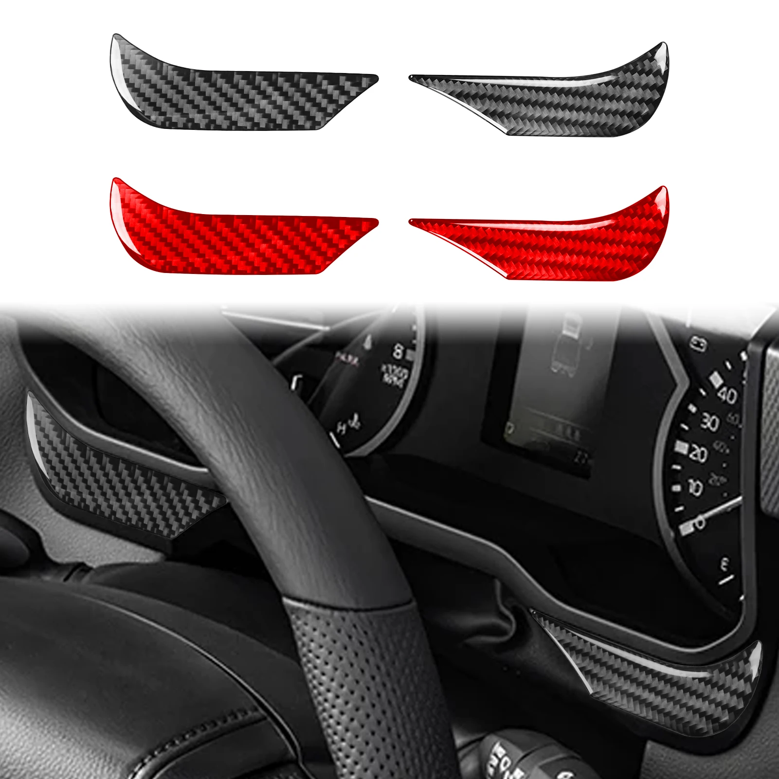 2022 2023 2024 Toyota Tundra Sequoia Carbon Fiber Sticker Luxury Design Carbon Fiber Car Styling Accessory Body Stickers