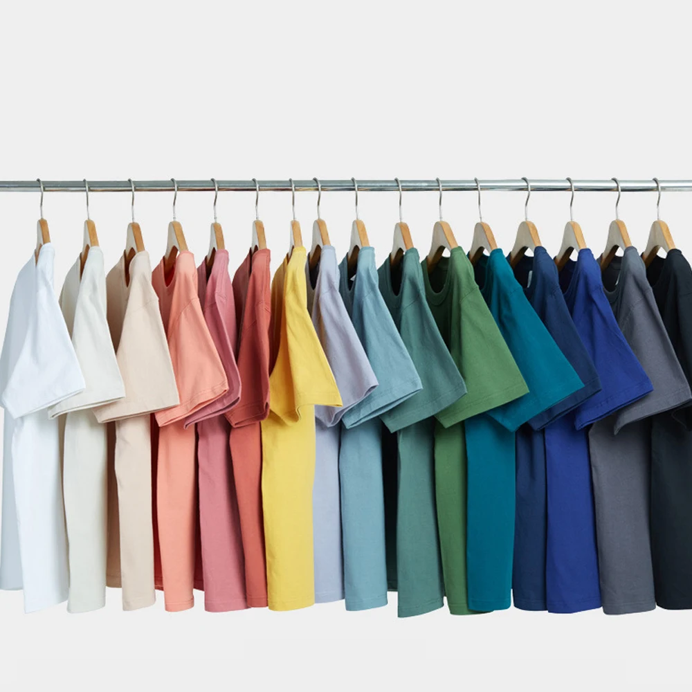 Men Plain Tshirt Customized Shirt Logo Print 100% Cotton T-Shirts