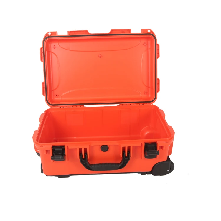 PP Waterproof Carrying Tool Hard Plastic Trolley Case with Foam