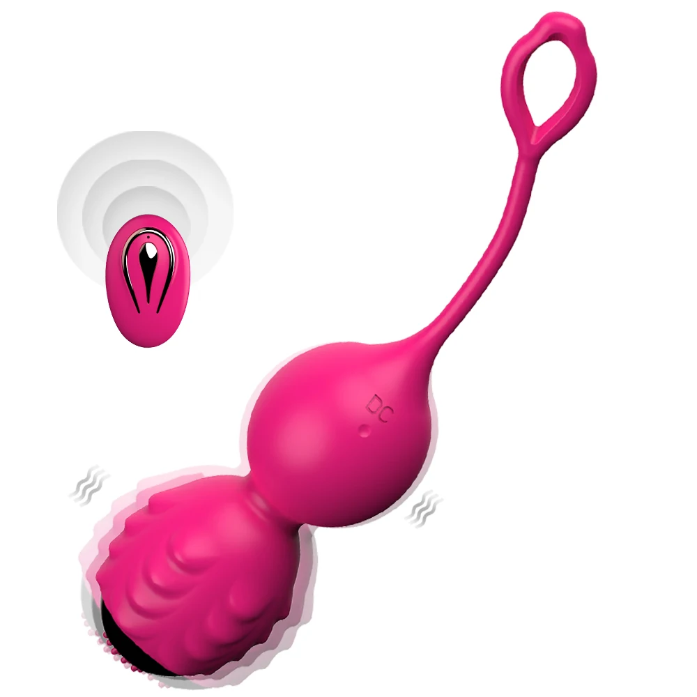 Silicone Kegel Ball 12 Modes Vibrator Love Egg Remote Control Sex Vibrator Female Vagina Exercise Ball Sex Toys For Woman