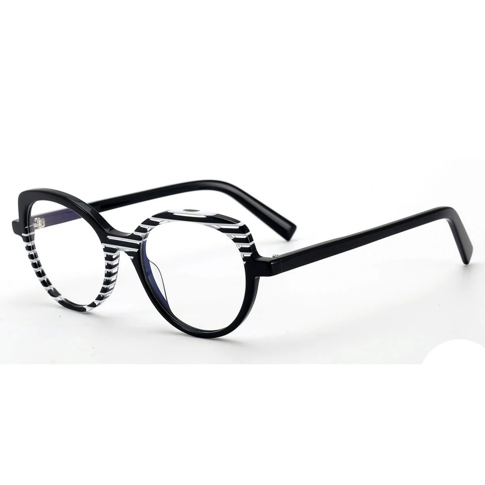 Vintage Acetate Glasses Frame Women Retro Prescription Myopia Eyeglasses Frame New Japan Luxury Brand Designer Eyewear