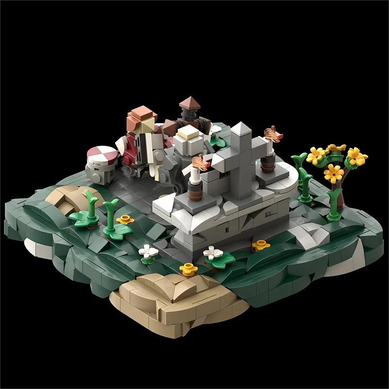 MOC-153098  The knight gets the blessing at the stone altar  Building Bricks Blocks Kid Children Toy 654pcs/set