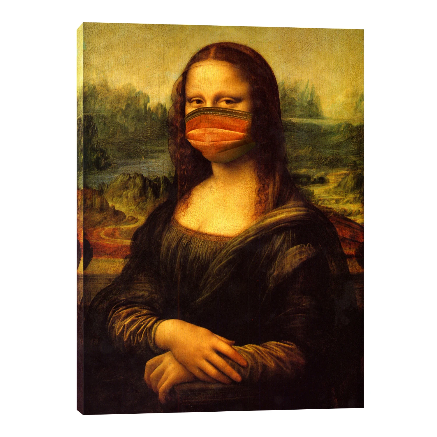 Classical Mona Lisa Artworks Pictures Luxury Decoration for Home Living Room Bedroom Posters Prints Tableau Canvas Paintings