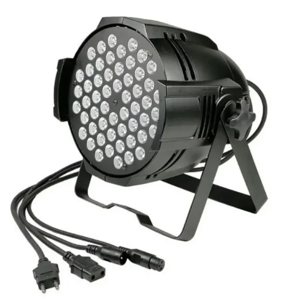Новое высококачественное светодиодное освещение 54x3 Вт RGB для сценической вечеринки диско