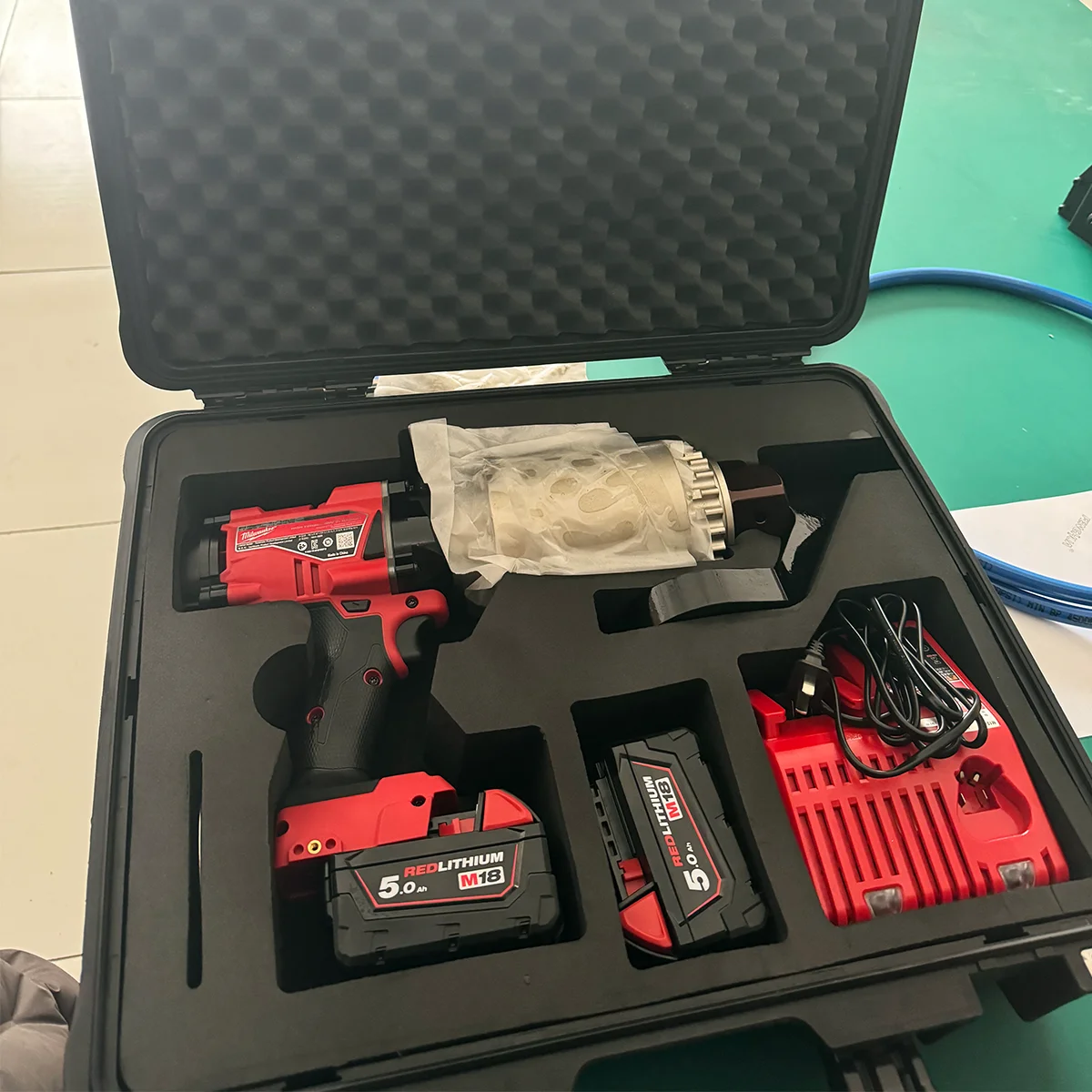 8000Nm 1-1/2inch Hytorc Equivalent Cordless Digital Display Lion Gun - Electric Torque Wrench