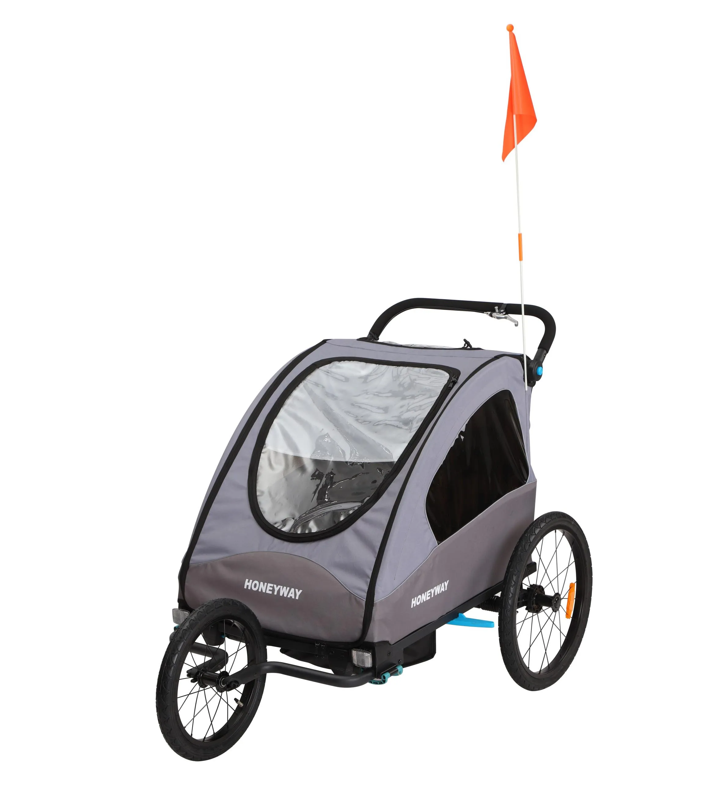 China Wholesale Waterproof 3 In 1 Baby Strollers Bicycle Trailer For 1 Or 2 Kids Bicycle Trailer Cargo