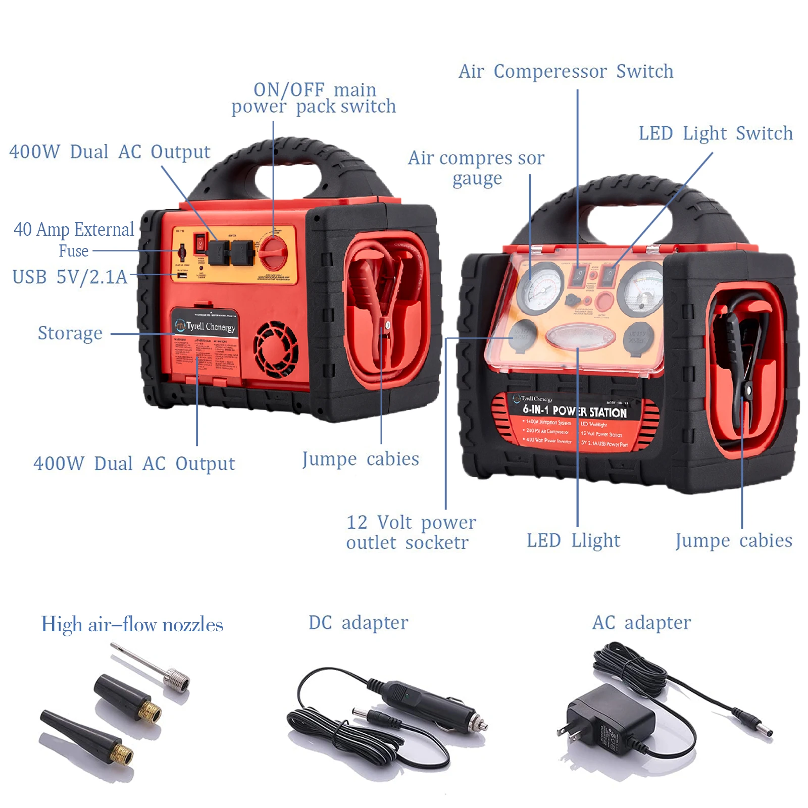 Wholesales starter auto110V 220V multi-functional emergency 12V car jump starter booster with high quality