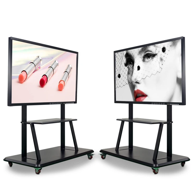 75 interactive flat panel infrared finger touch smart whiteboard for classroom