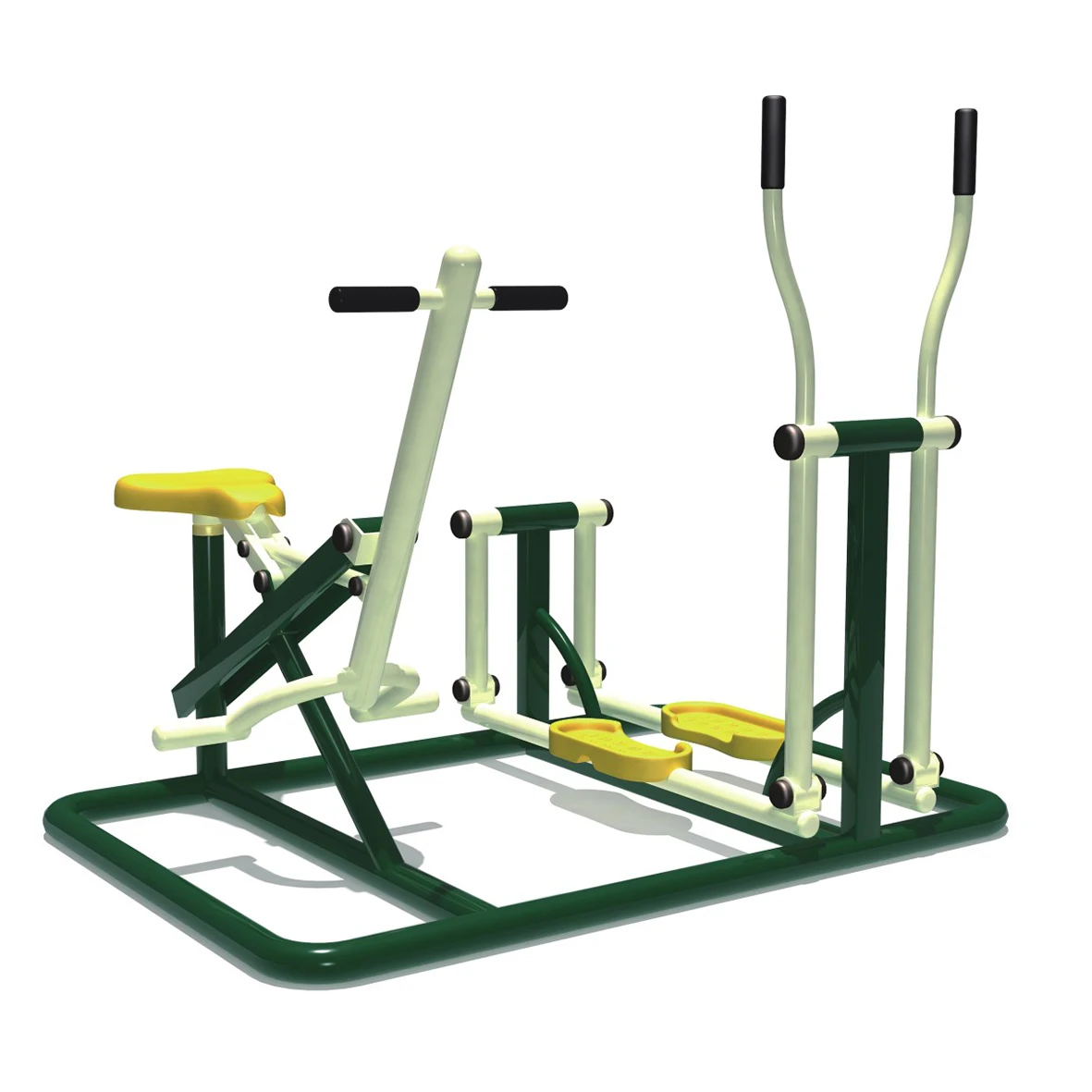 high quality Combination of riding machine and walking machine equipment outdoor gym fitness
