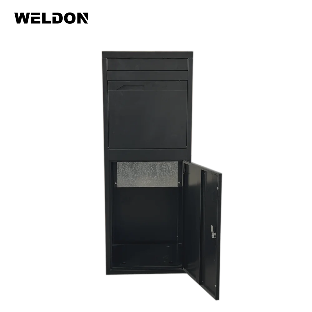 Hot Selling Mailbox Knocked Down Packing Anti Theft Drop Package Delivery Box Parcel Lock Box With Letter Slot