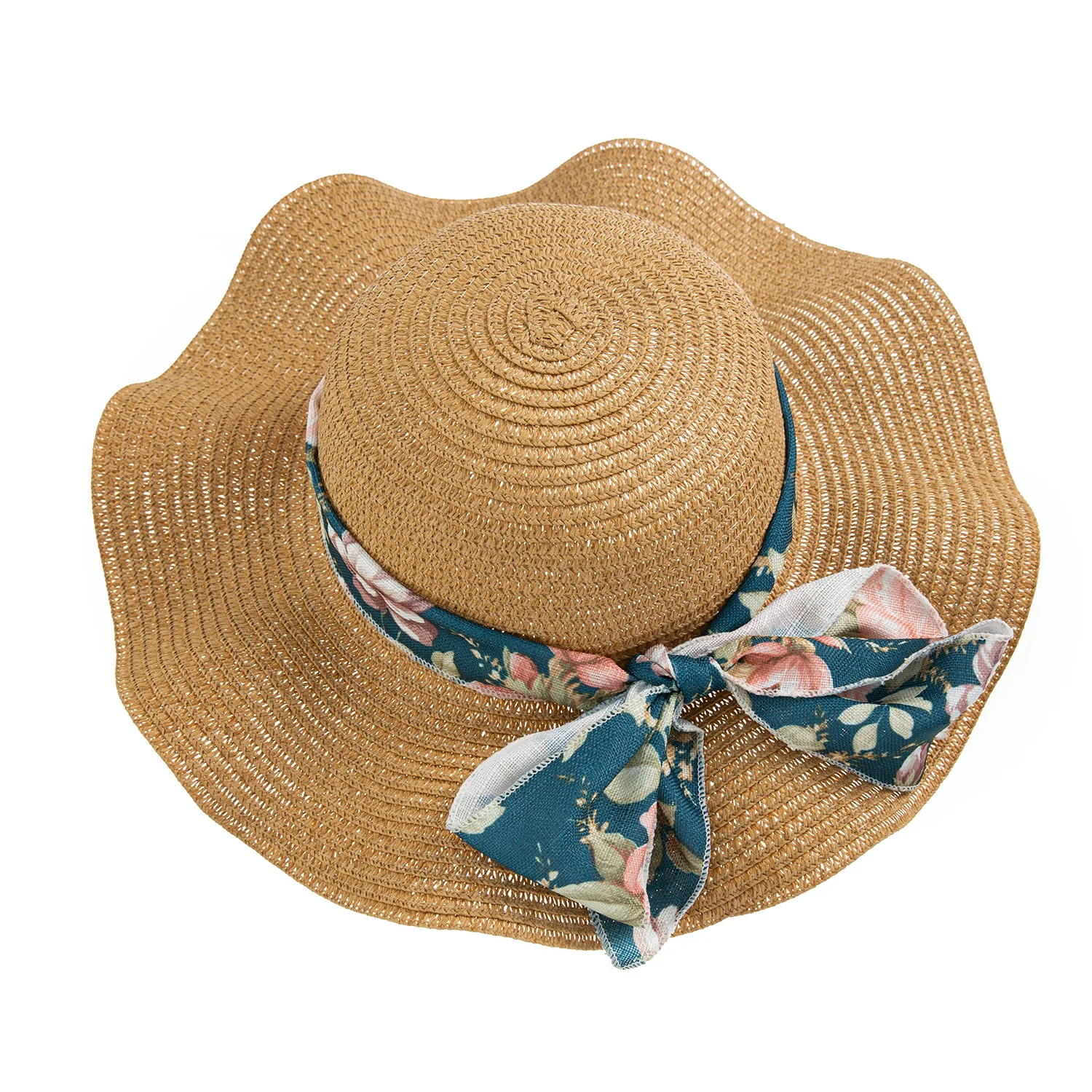 custom wholesale High quality children girls out door travel straw hat cute hat sunhat baby kids hats