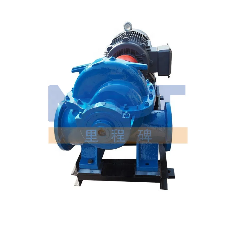 22000m3/h cast iron energy saving electric double suction pump impeller split casing pump
