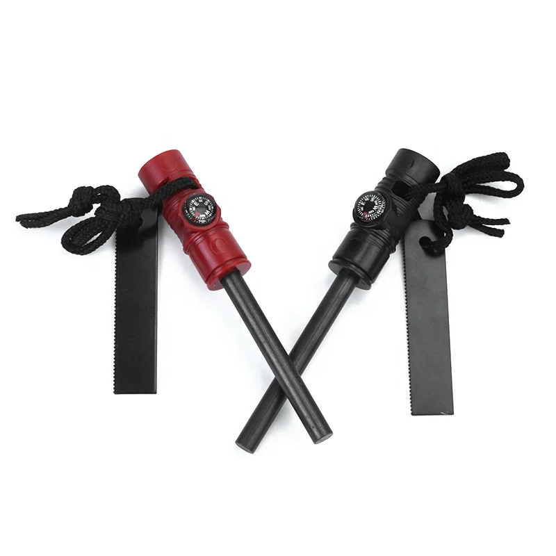 Magnesium & Ferrocerium Flint Fire Starter Firestarter Magnesium Fire Rod Ferrocerium Rods, Survival Tool for Camping, Hiking