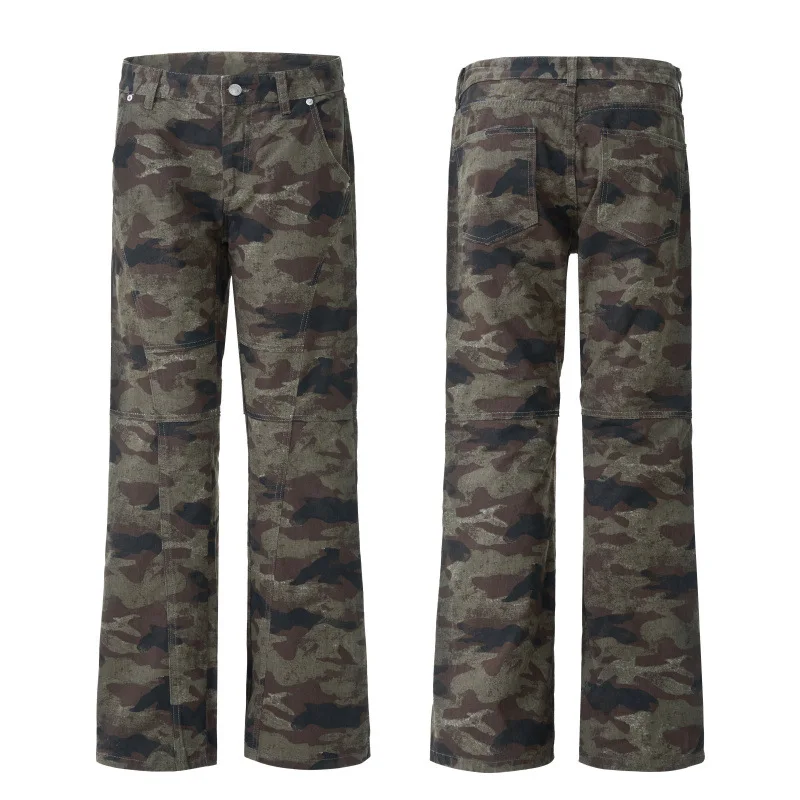 customized logo New American Machete Camouflage Casual Pants for Men and Women