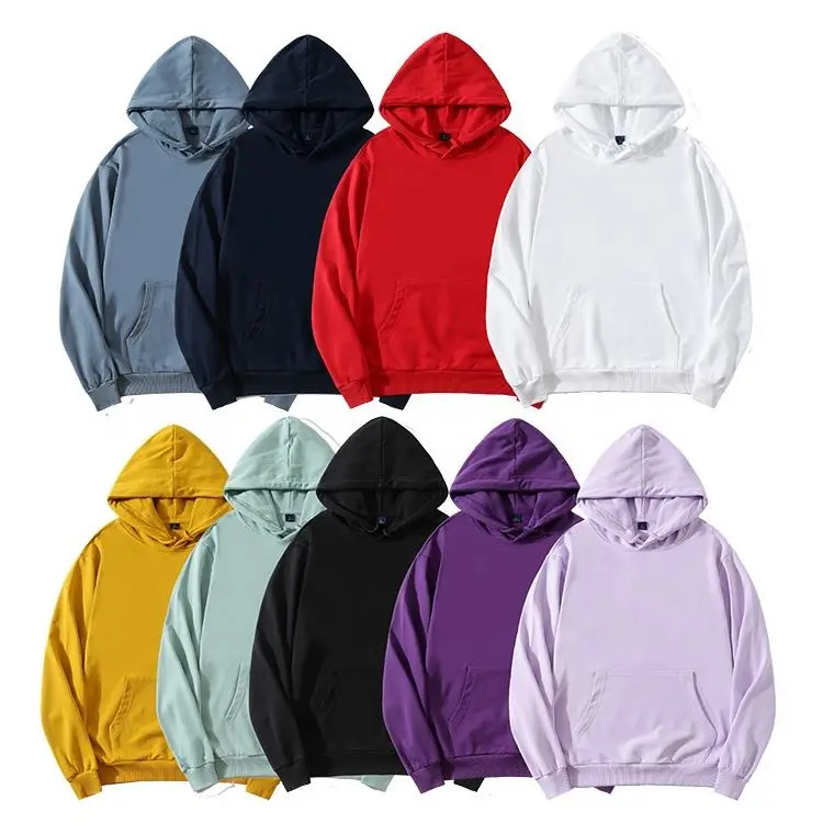 Promotional Clothes Factory Heavyweight 100% Cotton Embroidered Customized My Own Men Custom Hoodie